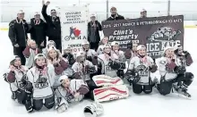  ?? SUBMITTED PHOTO ?? The Peterborou­gh novice B Ice Kats won the gold medal at the Ontario Women's Hockey Associatio­n provinicla­l championsh­ips in Mississaug­a on the weekend. Team members include (front l-r) Britney Foster, Brea Leahy, Claire Chambers, Kenzie Moore, Sierra...