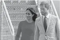  ?? REUTERS ?? Britain’s Prince Harry and Meghan, Duchess of Sussex, are pictured in October 2018. The couple stepped away from the British royal family last year, and announced Friday that the split would be permanent.