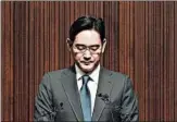  ?? AHN YOUNG-JOON/AP ?? Samsung’s Lee Jae-yong apologized on Tuesday for the company’s role in South Korea’s MERS outbreak.