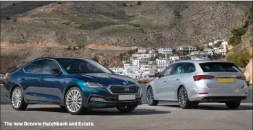  ??  ?? The new Octavia Hatchback and Estate.