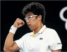  ?? CAMERON SPENCER/GETTY IMAGES ?? South Korean Hyeon Chung played inspired tennis to defeat Novak Djokovic in the fourth round.
