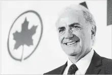  ?? PAUL CHIASSON THE CANADIAN PRESS ?? Air Canada president and CEO Calin Rovinescu.