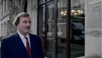  ??  ?? BELOW: Jan Bondeson in front of the present-day 63 St James’s Street, site of the Pero’s Bagnio attack on Ann Porter, in a still from the film The London Monster.