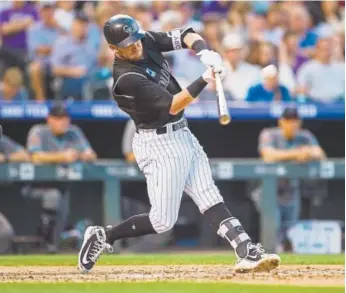  ?? Daniel Brenner, Special to The Denver Post ?? Rockies shortstop Trevor Story has rebounded in a big way from a sophomore slump, when pitchers changed the way they dealt with him.