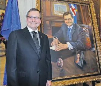  ?? EDMONTON JOURNAL/ FILES ?? Former premier Ed Stelmach’s official portrait was unveiled at a ceremony at the Alberta Legislatur­e in Edmonton on Dec. 3, 2012. Stelmach was premier from 2006 to 2011.