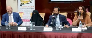  ?? Supplied photo ?? Dr Jean Marc Gauer, Fatema Saeed Al Shehhi, Dr Raza Siddiqui and Dr Yasmin Shaikh at the launch of the RAK Biggest Weight Loser Challenge, at RAK Hospital. —