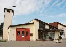  ?? Foto: Stegmann ?? Das bisherige Feuerwehrh­aus in Bergheim ist nicht gerade ein Aushängesc­hild. Das wird sich demnächst aber ändern.