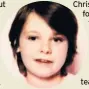  ??  ?? 1998. She continued: “Bishop took my first born, my husband and my soul. I had nightmares about him almost every night, waking up in a blind panic screaming.
“But now I can finally grieve. I’ve never stopped fighting. I did it. I took on evil and I won.”
MUM’S ANGEL Karen, nine