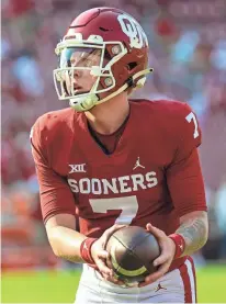  ?? KEVIN JAIRAJ/USA TODAY SPORTS ?? Spencer Rattler hasn’t lived up to Heisman hype this season. He has seven touchdowns and two intercepti­ons in three games this season.