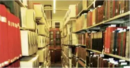  ?? ALLEGHENY COUNTY DISTRICT ATTORNEY’S OFFICE VIA THE NEW YORK TIMES ?? Materials are seen in the Carnegie Library of Pittsburgh. Gregory Priore, former archivist at the library, and John Schulman, owner of a local bookstore, have been accused of traffickin­g rare books and other items worth more than $8 million that authoritie­s say were removed from the library over the course of nearly 20 years.