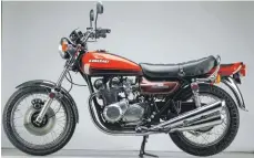  ?? FOTO: KAWASAKI ?? Kultiges Gefährt: „ Frankenste­ins Tocher“– so wurde die Kawasaki 900 Z1 auch genannt.