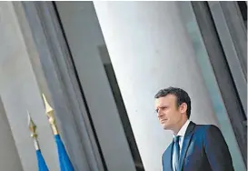  ??  ?? El movimiento centrista de Emmanuel Macron se impuso el domingo.