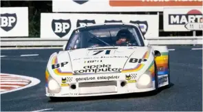  ??  ?? Rahal shared a 935 at Le Mans 1980 with Allan Moffat and Bob Garretson