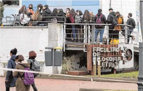  ?? IGNACIO GIL ?? Exámenes en la Universida­d Autónoma de Madrid durante la tercera ola