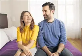  ??  ?? “I T’S SO hard to get a show made. You might as well talk about exactly what you want to talk about,” says Rob Delaney, with Sharon Horgan.