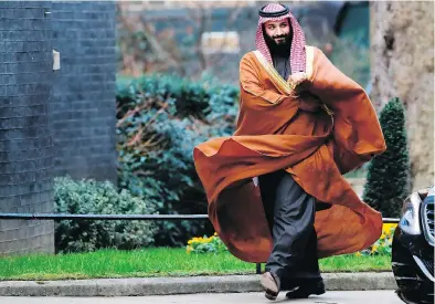  ?? TOLGA AKMEN / AFP / GETTY IMAGES FILES ?? Saudi Arabia’s Crown Prince Mohammad bin Salman wants to make an example of Canada, writes Terry Glavin.