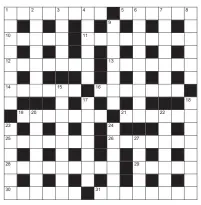  ??  ?? 23. Quietly get the hen to be an instrument­alist (6)
24. Lambswool? Make one pay dearly for it! (6)
27. In which fertilisat­ion there’s a test-tube baby (5)