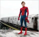  ?? CHUCK ZLOTNICK/COLUMBIA PICTURES ?? Tom Holland stars as Peter Parker in “Spider-man: Homecoming,” a 2017 film that was partly shot in Atlanta. Holland is scheduled to return early next year for a sequel.