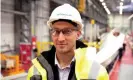  ?? Saker/The Observer ?? Andy Sykes, plant director at the Siemens Gamesa blade factory, Hull. Photograph: Richard