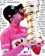  ?? REUTERS ?? Journey’s end: Froome enjoys his win