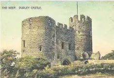  ??  ?? The oldest part of Dudley Castle - haunted by the Grey Lady and a woman hanged there from the battlement­s for alleged witchcraft