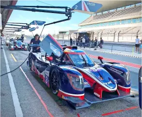  ?? ?? Bailey Voisin during the Portimao test