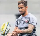  ??  ?? COSTLY MISTAKE Gloucester fly-half Danny Cipriani was handed £2,000 fine