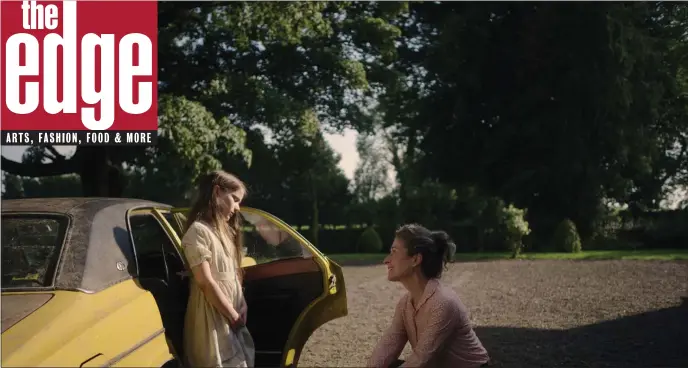  ?? ?? Cáit (Catherine Clinch) is greeted by the woman of the house Eibhlín (Carrie Crowley) after her long journey in “The Quiet Girl.” (Photo courtesy Neon) .