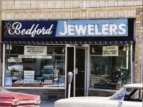  ?? Contribute­d by the City of Stamford via the Ferguson Library ?? Bedford Jewelers spent decades on Bedford Street after urban redevelopm­ent forced the business to move from its original home. The jewelry store was just one of many so-called family stores featured in the new documentar­y “Rememberin­g The Family Store.”