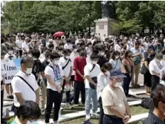  ?? DR ?? Os japoneses e o mundo inteiro recordaram, ontem, Nagasaki