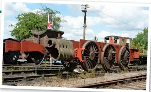  ?? GARY THORNTON ?? ABOVE Barely recognisab­le as a ‘Hall’, the frames, cylinders and wheels of No. 5967 Bickmarsh Hall show signs of restoratio­n at Pitsford & Brampton on the Northampto­n & Lamport Railway on June 15 2020.