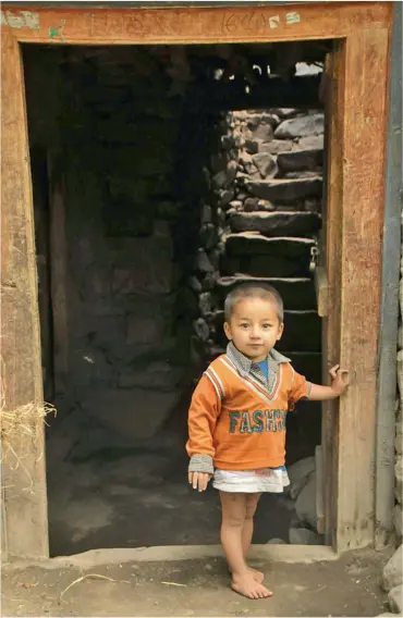  ??  ?? A child at Turtuk village in Ladakh. This village was part of Pakistan before the 1971 war