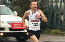  ??  ?? Seamus Somers who won the Festive 5k.