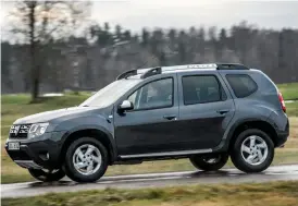  ?? Bild: ANDERS WIKLUND / TT ?? EN DACIA DUSTER. Bilmärket har sålts i Sverige i tio år.