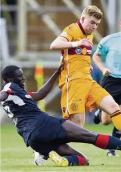  ??  ?? Cadden’s call-up Youngster Chris Cadden receieved a call up for Scotland’s Under-21 squad following the game