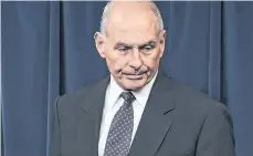  ?? /ARCHIVO ?? El general retirado, John Kelly, no ha desmentido los comentario­s de Trump.