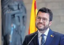  ?? EFE ?? El presidente de la Generalita­t, Pere Aragonès.
