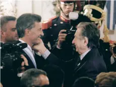  ??  ?? El Pibe.Mauricio Macri es el hijo de un régimen: la Patria Contratist­a.