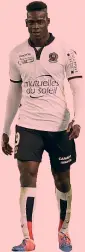  ?? AFP ?? Mario Balotelli, 26 anni, ha segnato 8 gol in questa Ligue 1 con la maglia del Nizza