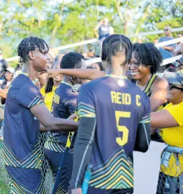  ?? FILE ?? Jamaica’s Hockey5s team celebrates with fans after qualifying for the World Cup at the Mona Hockey Field last year.