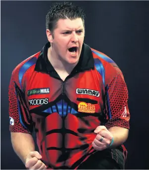  ??  ?? Daryl Gurney faces Gerwyn Price in tonight’s World darts quarter-final