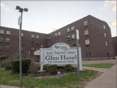  ?? Emily Matthews/Post-Gazette ?? A Kane Community Living Center of Glen Hazel staff member, who does not provide direct care and has had no direct contact with residents, tested positive for COVID-19.