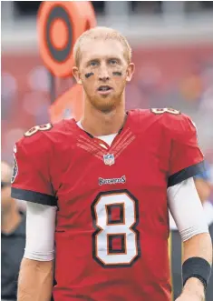  ?? ROB FOLDY, USA TODAY SPORTS ?? Free agent Mike Glennon had a 5- 13 record in 18 starts over three seasons with the Buccaneers.