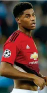  ??  ?? Frustrated: Rashford