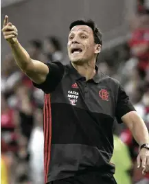  ?? Marcelo Dias/Futura Press/Folhapress ?? Zé Ricardo comanda o Flamengo na final do Estadual do Rio GAÚCHO