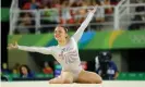  ??  ?? Rio 2016 medallist Amy Tinkler has been highly critical of the way her complaints have been handled by British Gymnastics. Photograph: Mike Blake/Reuters