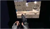  ??  ?? FOOTNOTES1 If you’re using a PS VR Aim controller the Uzi turns to a machine gun. 2 Turn around and you can see yourself on the other side of the screen.