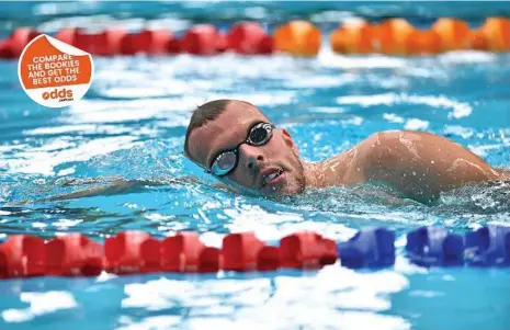  ?? PHOTO: DAVID MARIUZ ?? IN DEEP: Kyle Chalmers expects tough competitio­n at the Commonweal­th Games swimming trials.