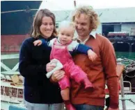  ??  ?? CW FROM
ABOVE Lott shooting the sun; Karin and Jim with 15-monthold John departing Auckland in 1975; Vectis in Fiji in 1976.