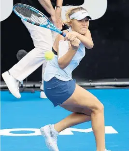  ?? MICHAEL BRADLEY/AFP/GETTY IMAGES ?? Sofia Kenin has already developed a reputation of being a good counter puncher on the tennis court.